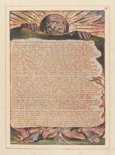 Jerusalem, Plate 62 by William Blake